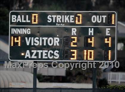 Thumbnail 3 in Salpointe Catholic vs. Esperanza (Diamond Sports National Classic) photogallery.