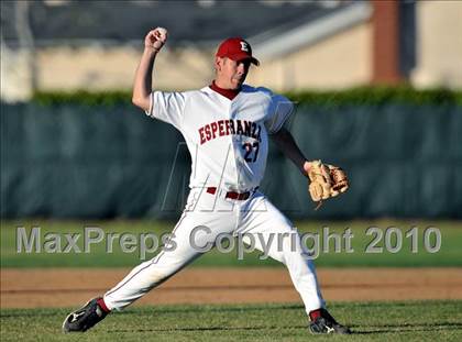 Thumbnail 3 in Salpointe Catholic vs. Esperanza (Diamond Sports National Classic) photogallery.