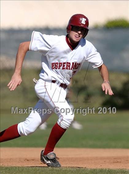 Thumbnail 2 in Salpointe Catholic vs. Esperanza (Diamond Sports National Classic) photogallery.