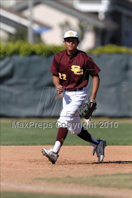 Thumbnail 1 in Salpointe Catholic vs. Esperanza (Diamond Sports National Classic) photogallery.
