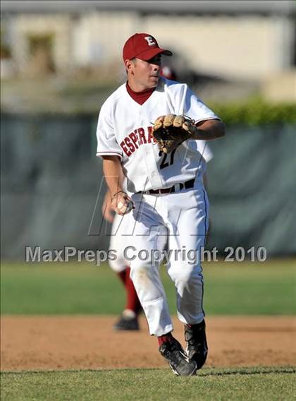 Thumbnail 2 in Salpointe Catholic vs. Esperanza (Diamond Sports National Classic) photogallery.