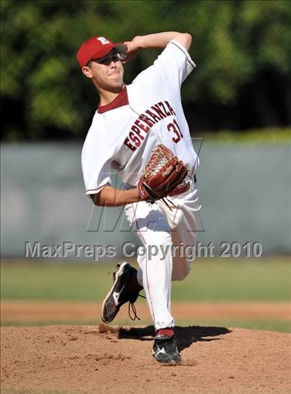 Thumbnail 1 in Salpointe Catholic vs. Esperanza (Diamond Sports National Classic) photogallery.