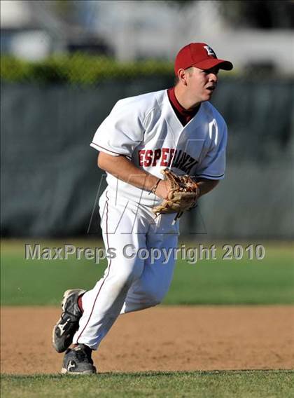 Thumbnail 1 in Salpointe Catholic vs. Esperanza (Diamond Sports National Classic) photogallery.