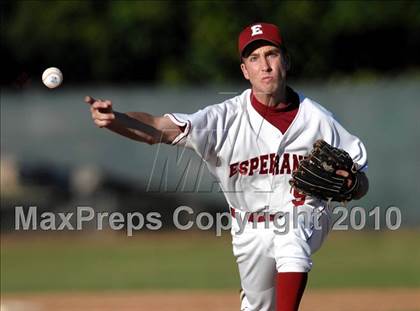 Thumbnail 2 in Salpointe Catholic vs. Esperanza (Diamond Sports National Classic) photogallery.