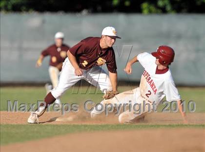 Thumbnail 1 in Salpointe Catholic vs. Esperanza (Diamond Sports National Classic) photogallery.