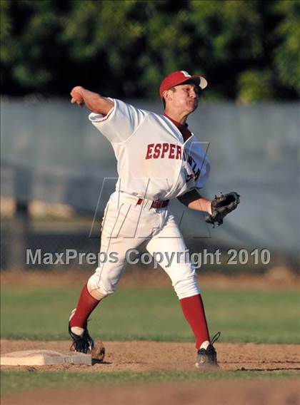 Thumbnail 2 in Salpointe Catholic vs. Esperanza (Diamond Sports National Classic) photogallery.
