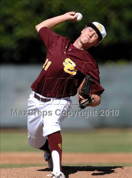 Thumbnail 1 in Salpointe Catholic vs. Esperanza (Diamond Sports National Classic) photogallery.