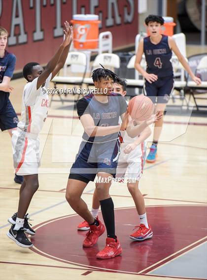 Thumbnail 3 in Sacramento Adventist vs. La Quinta (Rancho Mirage Holiday Invitational) photogallery.