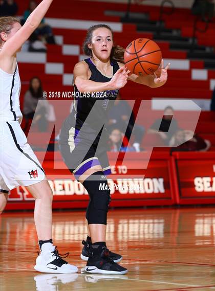 Thumbnail 2 in Valencia vs. Harvard-Westlake (Battle at the Beach) photogallery.