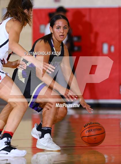 Thumbnail 3 in Valencia vs. Harvard-Westlake (Battle at the Beach) photogallery.