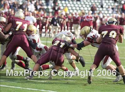 Thumbnail 2 in Cardinal Newman vs Oaks Christian (D3 State Final) photogallery.