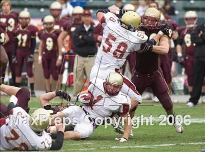 Thumbnail 2 in Cardinal Newman vs Oaks Christian (D3 State Final) photogallery.