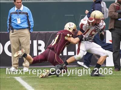 Thumbnail 2 in Cardinal Newman vs Oaks Christian (D3 State Final) photogallery.