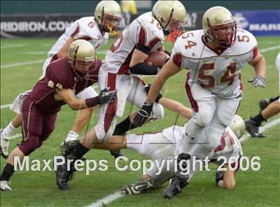 Thumbnail 2 in Cardinal Newman vs Oaks Christian (D3 State Final) photogallery.