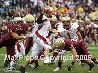 Thumbnail 2 in Cardinal Newman vs Oaks Christian (D3 State Final) photogallery.