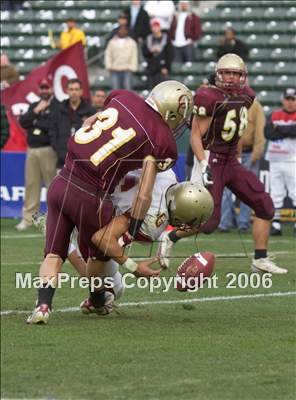 Thumbnail 1 in Cardinal Newman vs Oaks Christian (D3 State Final) photogallery.