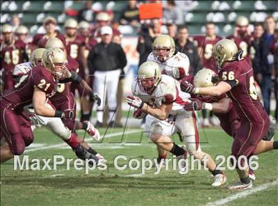 Thumbnail 2 in Cardinal Newman vs Oaks Christian (D3 State Final) photogallery.