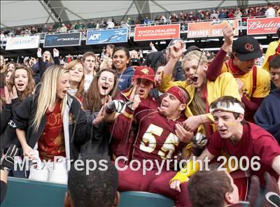 Thumbnail 1 in Cardinal Newman vs Oaks Christian (D3 State Final) photogallery.