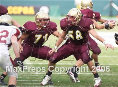 Thumbnail 2 in Cardinal Newman vs Oaks Christian (D3 State Final) photogallery.