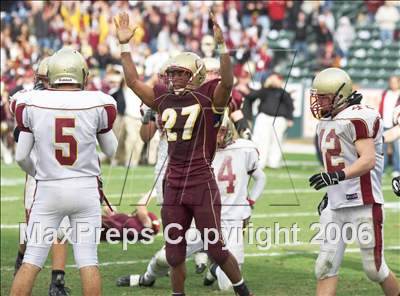Thumbnail 2 in Cardinal Newman vs Oaks Christian (D3 State Final) photogallery.