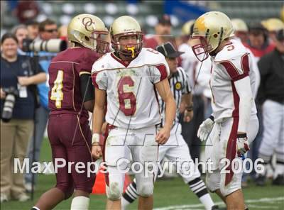 Thumbnail 1 in Cardinal Newman vs Oaks Christian (D3 State Final) photogallery.