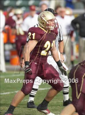 Thumbnail 2 in Cardinal Newman vs Oaks Christian (D3 State Final) photogallery.