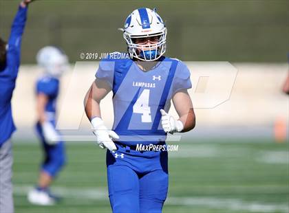 Thumbnail 1 in Liberty Hill vs. Lampasas (UIL 4A Quarterfinal Playoff) photogallery.