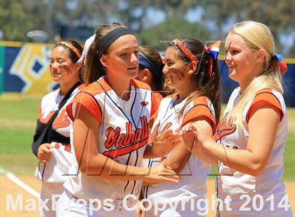 Thumbnail 2 in Mater Dei Catholic vs. Valhalla (CIF-SDS D2 Final) photogallery.