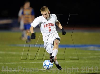 Thumbnail 2 in Williamson vs. Lansing (NYSPHSAA Class C Semifinal) photogallery.