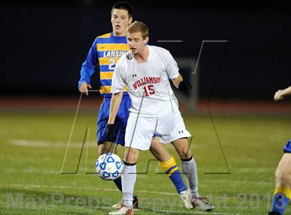 Thumbnail 2 in Williamson vs. Lansing (NYSPHSAA Class C Semifinal) photogallery.