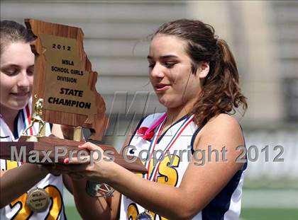 Thumbnail 1 in John Burroughs vs. MICDS (MSLA Championship Game) photogallery.