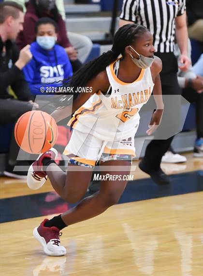 Thumbnail 2 in Bishop McNamara @ St. Mary's (Nike Tournament of Champions)  photogallery.