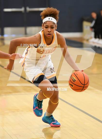 Thumbnail 2 in Bishop McNamara @ St. Mary's (Nike Tournament of Champions)  photogallery.