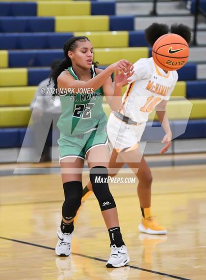 Thumbnail 2 in Bishop McNamara @ St. Mary's (Nike Tournament of Champions)  photogallery.