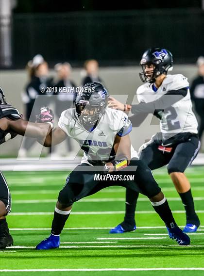 Thumbnail 2 in Hebron @ Guyer (UIL 6A Bi-District Playoff) photogallery.