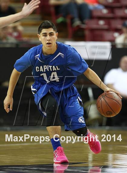 Thumbnail 3 in Bishop O'Dowd vs. Capital Christian (CIF NorCal Regional Open Division Final) photogallery.