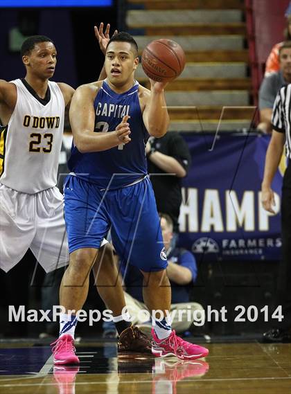 Thumbnail 1 in Bishop O'Dowd vs. Capital Christian (CIF NorCal Regional Open Division Final) photogallery.