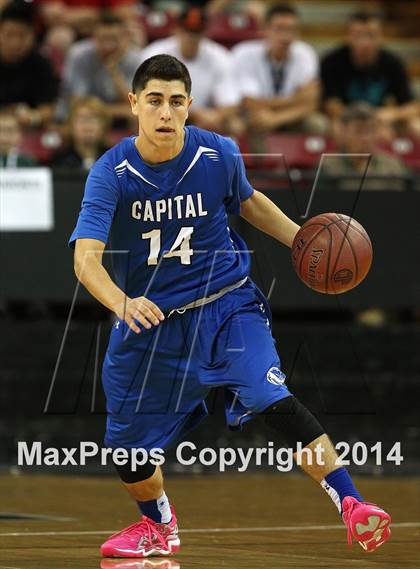 Thumbnail 3 in Bishop O'Dowd vs. Capital Christian (CIF NorCal Regional Open Division Final) photogallery.