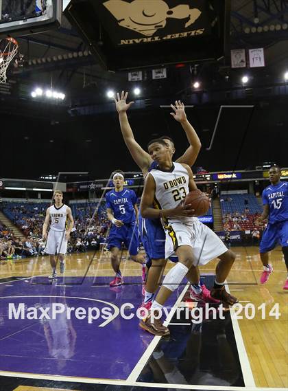 Thumbnail 2 in Bishop O'Dowd vs. Capital Christian (CIF NorCal Regional Open Division Final) photogallery.