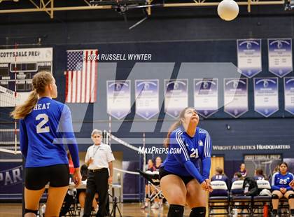 Thumbnail 2 in North Valley Christian Academy vs. Madison Highland Prep photogallery.