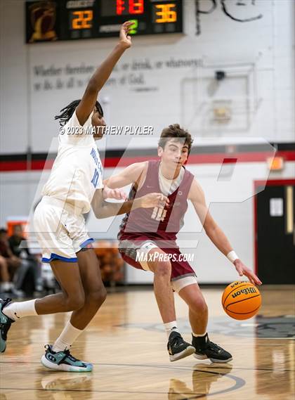Thumbnail 2 in Porter-Gaud vs. Our Lady of Mount Carmel (Berean Christmas Showcase) photogallery.