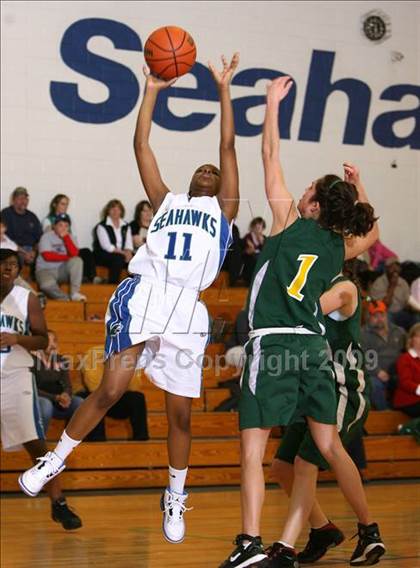 Thumbnail 1 in Broadwater Academy vs. Atlantic Shores Christian photogallery.