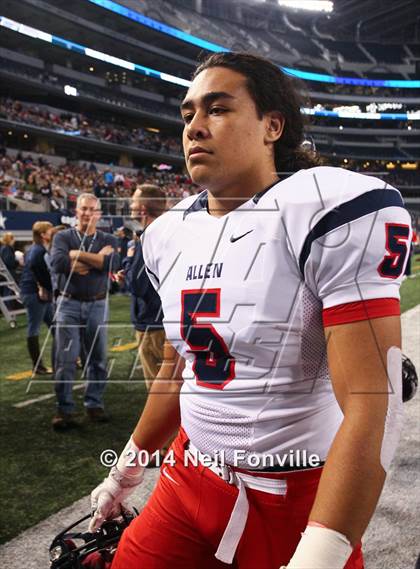 Thumbnail 1 in Allen vs. Keller Central (UIL 6A Division 1 Region I Bi-District Playoff) photogallery.