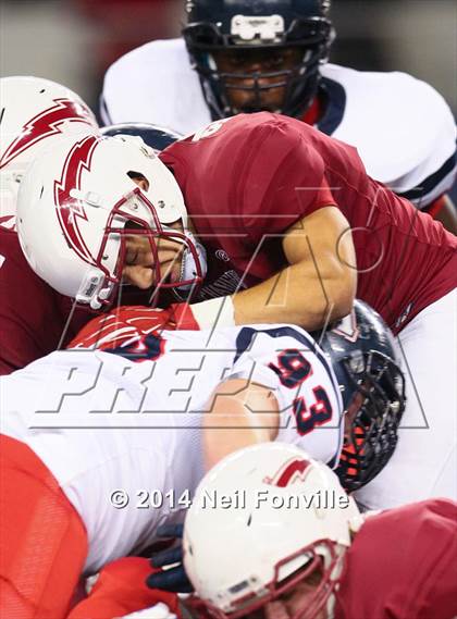 Thumbnail 1 in Allen vs. Keller Central (UIL 6A Division 1 Region I Bi-District Playoff) photogallery.