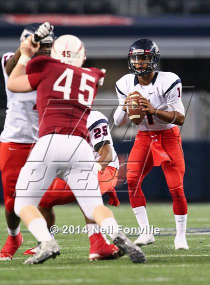 Thumbnail 2 in Allen vs. Keller Central (UIL 6A Division 1 Region I Bi-District Playoff) photogallery.