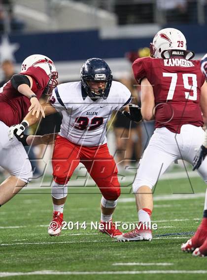 Thumbnail 3 in Allen vs. Keller Central (UIL 6A Division 1 Region I Bi-District Playoff) photogallery.