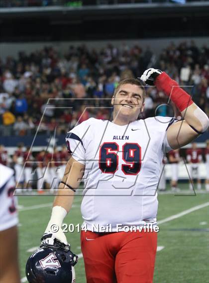 Thumbnail 1 in Allen vs. Keller Central (UIL 6A Division 1 Region I Bi-District Playoff) photogallery.