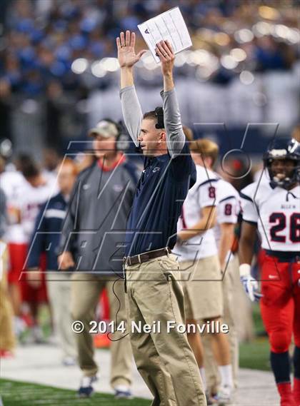 Thumbnail 1 in Allen vs. Keller Central (UIL 6A Division 1 Region I Bi-District Playoff) photogallery.