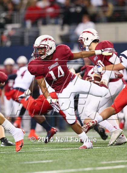 Thumbnail 3 in Allen vs. Keller Central (UIL 6A Division 1 Region I Bi-District Playoff) photogallery.
