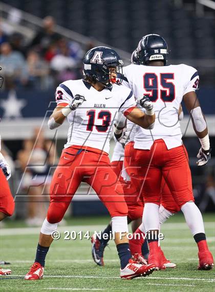 Thumbnail 1 in Allen vs. Keller Central (UIL 6A Division 1 Region I Bi-District Playoff) photogallery.